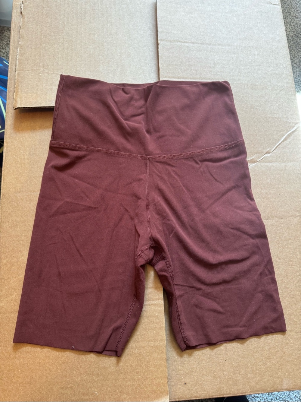 Nike High-Waist Women’s Bike Shorts — Brown